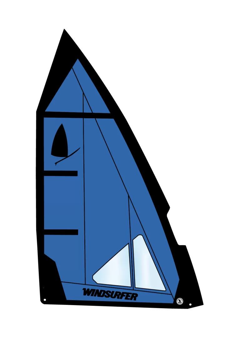 Windsurfer Sail 5,7 by Exocet Blue Black